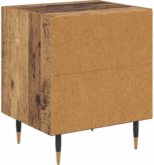 Комоди Дървени с Метални Крака Old wood 2бр 40x35x47.5см