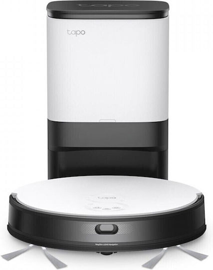 TP-LINK Tapo Rv20 Max Plus Σκούπα Ρομπότ με Χαρτογράφηση Laser & Απορρόφηση 5300Pa Λευκή