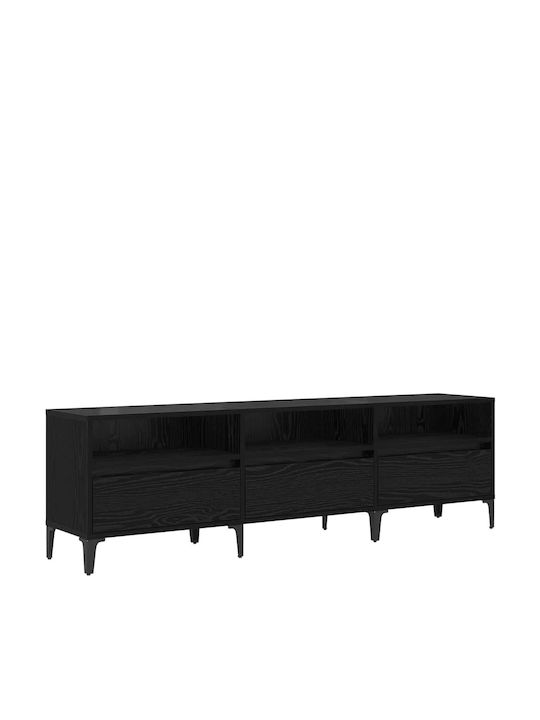 TV-Ständer Schwarze Eiche M150xT30xH44,5cm
