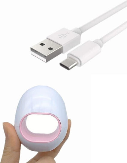 Mini Nail Polish Curing Lamp UV / LED 16W Pink
