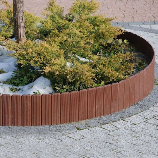 Rulou de Gard din Lemn în Culoarea Maro 24cm x 1.0m