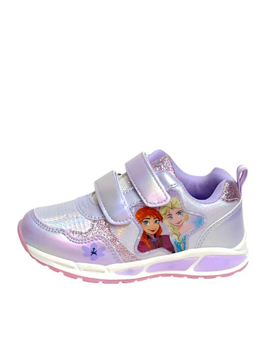 Παιδικά Sneakers με Σκρατς Λιλά