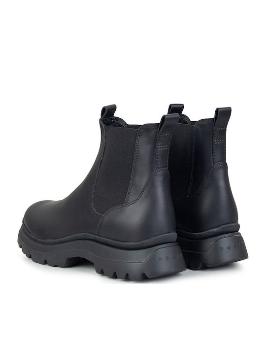 Leather Black Chelsea Boots
