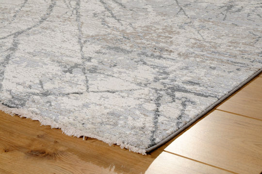 Tzikas Carpets Σετ Μοντέρνα Χαλιά Κρεβατοκάμαρας Γκρι 394-0-355-72189-695 3τμχ