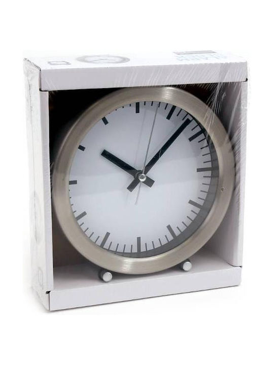 Platinet Sunrise Large Metal Analog Tabletop Clock with Indicators