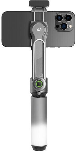 Zhiyun Smooth X2 Combo Gimbal за мобилни телефони с 3-осов стабилизатор и 3.5 часа работа Черен