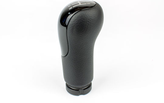Black Leather Gear Shift Knob Suitable Ford Fiesta Mk5 Connect Fusion