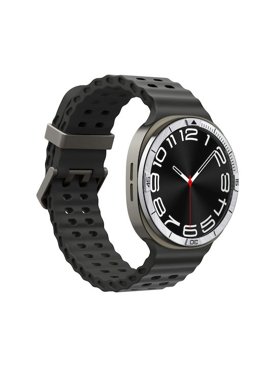 Spigen Bezel Protector in Silver color for Samsung Galaxy Watch 8 44mm