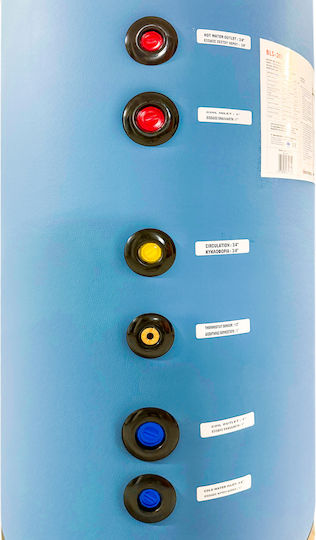 MasterSOL Boiler Λεβητοστασίου Glass 150lt με έναν Εναλλάκτη Διπλής Ενέργειας