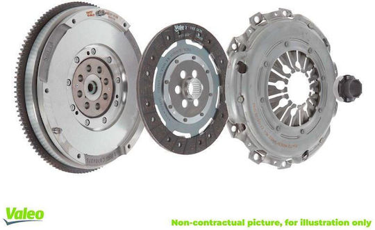 Valeo Clutch Set for Peugeot 206 1.6 HDi 110 (2005+) 109hp