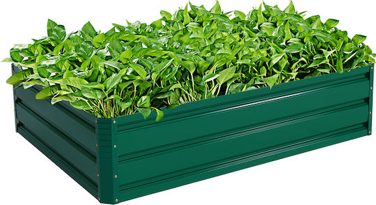 Costway Ghiveci Metal Verde 120x90x30.5cm.