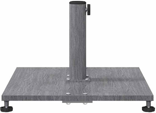 vidaXL Metallic Umbrella Stand Brown 45x45x31cm