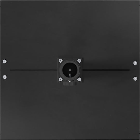 vidaXL Metallic Black Umbrella Stand 45x45x31cm