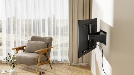 Serioux Ultraslim Tv Stand 43-90" 50kg Screen Size Compatibility 43"-90" Vesa 100x200 600x400 Maximum Supported Weight
