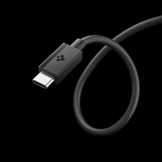 Spigen USB 2.0 Cable USB-C male - USB-C 60W PD Μαύρο 2m ACA08720