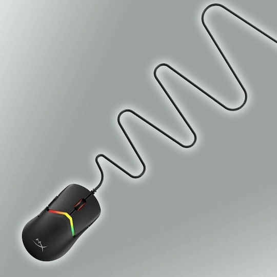 HyperX Pulsefire Saga RGB Gaming Ποντίκι 3200 DPI Μαύρο