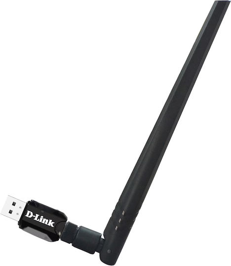 D-Link DWA-137 Αντάπτορας Δικτύου USB με Ασύρματη Σύνδεση Wi-Fi 300Mbps και Αποσπώμενη Κεραία