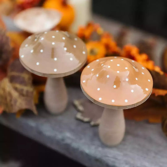Beauty Home Decorative Mushroom made of Wooden 5.5x5.5x9cm 1pcs
