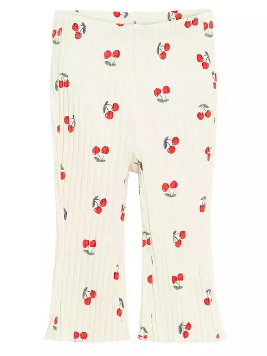 Kids Leggings Set Long Gray and White