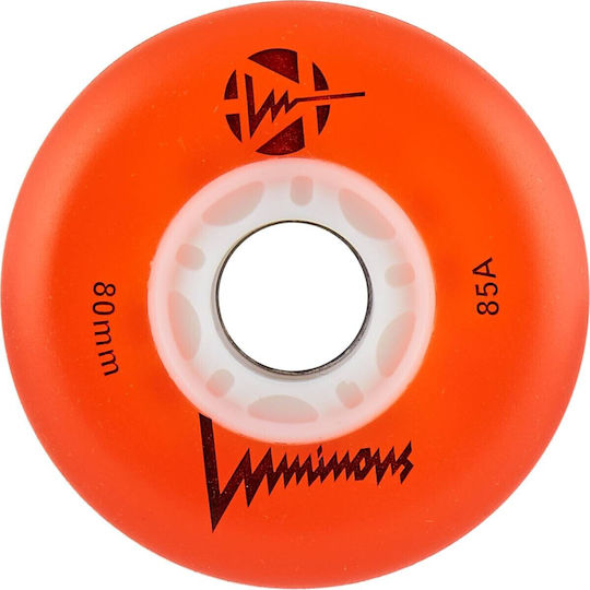 Luminous LED Wheels Orange 76mm/85a