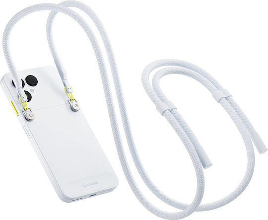 Fairphone Оригинална Каишка За Врата Fairphone 6 Заден Капак Прикачване Бял