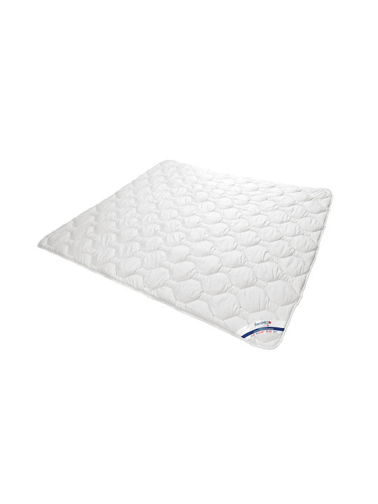 Alcam Pilotă Semi-dublu 180x200cm Alb 250 g/mp²Gsm