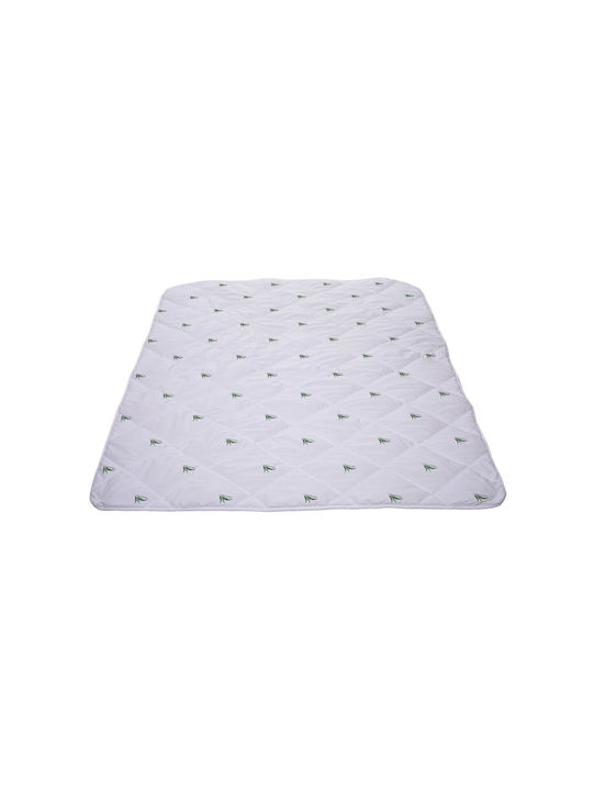 Alcam Pilotă Single 140x200cm Eucalyptus Sense Alb 250 g/mp²Gsm
