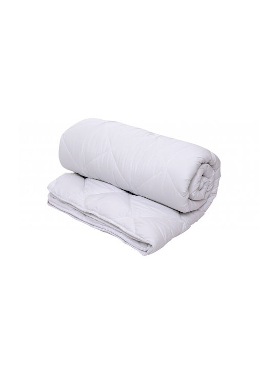 Alcam Κουβερλί Υπέρδιπλο Microfiber Λευκό 220x200cm