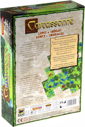 Board Game Carcassonne Hunters And Collectors for 2-5 Players 8+ Years Old (PL) Bard