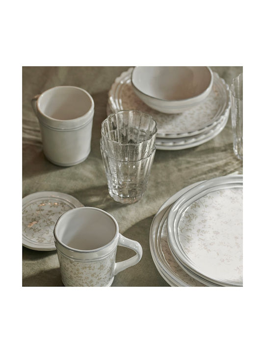 Laura Ashley Artisan Κούπα Κεραμική Λευκή 350ml