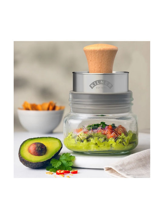 KIlner Βάζο Γενικής Χρήσης με Αεροστεγές Καπάκι Γυάλινο Διάφανο 500ml