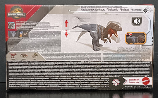 Action-Figur Dinosaurier Jurassische Welt mit Sounds 12cm.