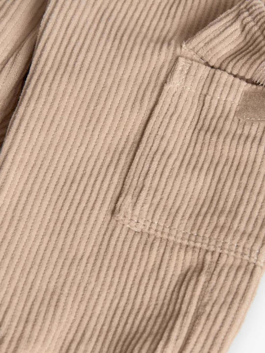 Kinder Schlaghose Cargo Cord Beige