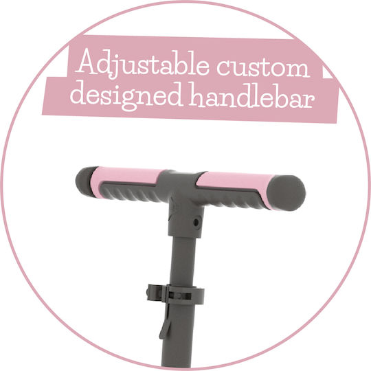 Chillafish Kids Foldable Scooter Flexxi 2-Wheel for 5+ Years Cameo Pink