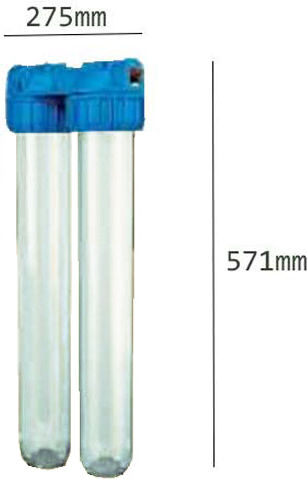 Atlas Filtri Master Duplex Plus 3P BFO SX TS Water Filtration System Double Central Supply Micron 1'' 191212