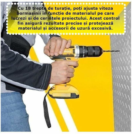 Δραπανοκατσάβιδο Μπαταρίας 36V