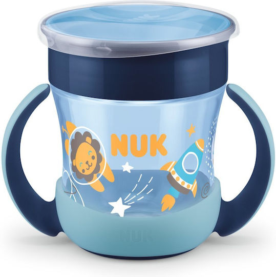 Nuk Baby Cup Mini Magic made of Plastic Blue 160ml for 6m+m+