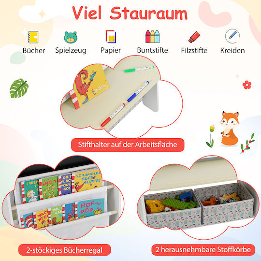 Costway Kids Magnetic Board / Blackboard / Markerboard
