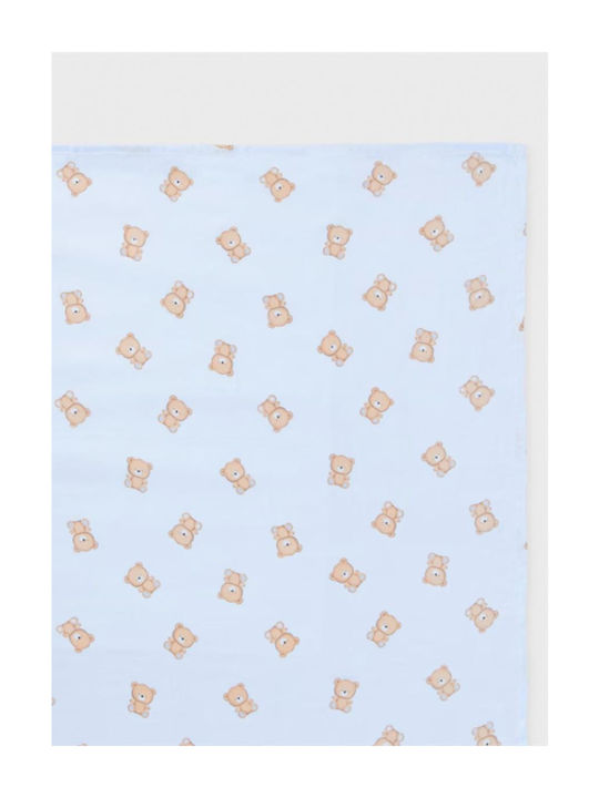 Mayoral Muslin Changing Pad Light Blue 114x114cm.