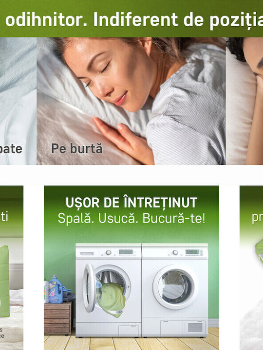 Green Future Perna Pat Din Silicon Bambus 45x65cm