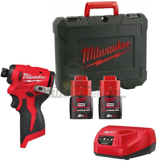 Milwaukee M12 Blidrc202c Battery Impact Screwdriver 12V