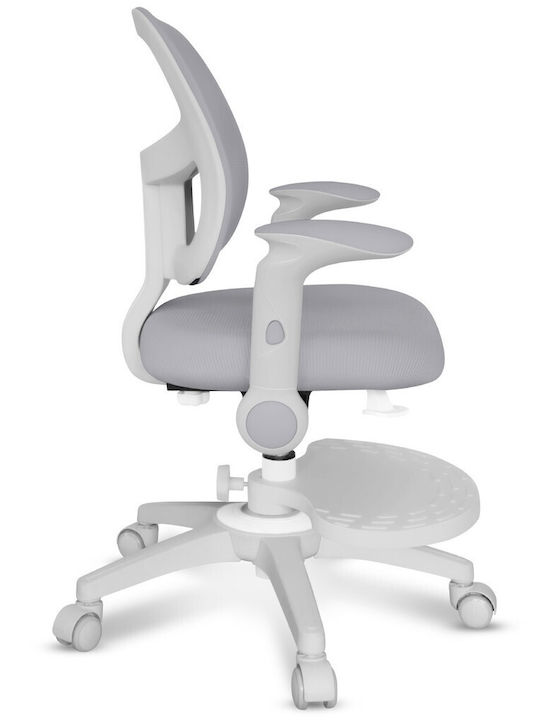 Desk Chair with Armrests Gray
