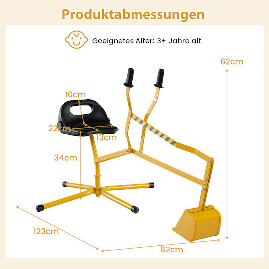 Kinderfahrzeuge mit Traktor-Design Beige Für 3+ Jahre