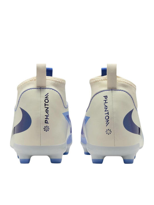 Phantom 6 FG Kids Soccer Cleats & Shoes Molded Racer Blue Dark Obsidian