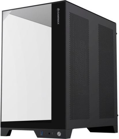 GameMax Infinity Pro Gaming Midi Tower Κουτί Υπολογιστή με Πλαϊνό Παράθυρο Μαύρο