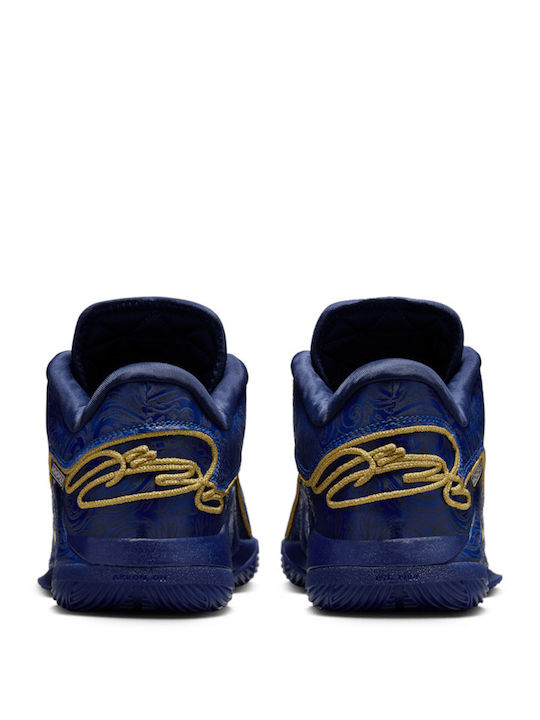 LeBron 22 Баскетболни обувки Deep Royal Blue / Metallic Gold / Midnight Navy