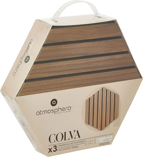 Atmosphera Sound Absorbing Panel 3 Pieces 26cm x 30cm x 300mm