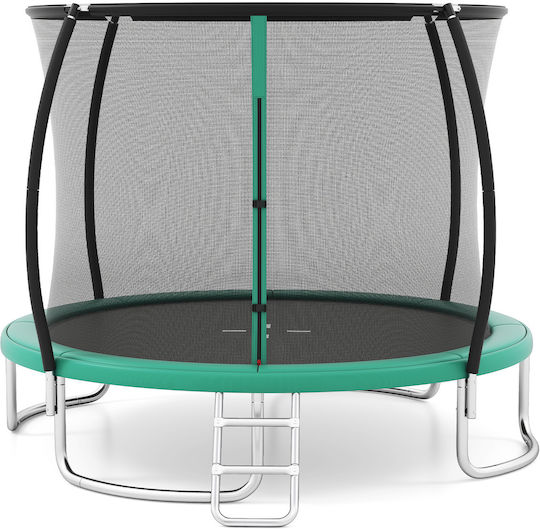 Costway Trampolină pentru copii Diametru 305cm cu Scară & Net