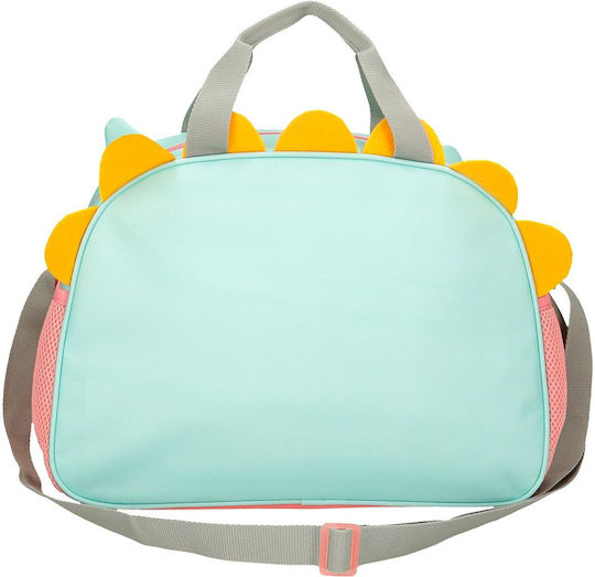 Roll Road School Hand Lunch Bag Green Dinosaurs