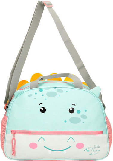 Roll Road School Hand Lunch Bag Green Dinosaurs